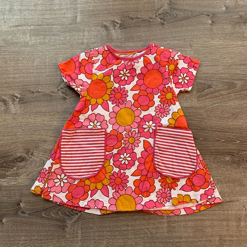 Mini Boden Girls Flower Tunic